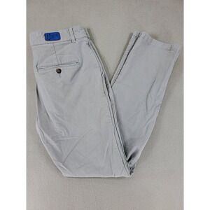 Mugsy Damens Pants Mens 33x34‎ Performance Stretch Straight Preppy Chino Gray